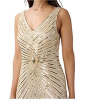 Adrianna Papell Sequin Gown- 2