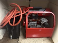 A Groits Air Compressor w/ Accessories. Untested