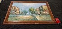 Framed Signed Painting Wall Art