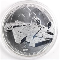 2021 Silver 1oz Millennium Falcon