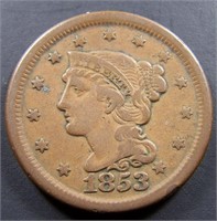 1885 Braided Hair Large Cent