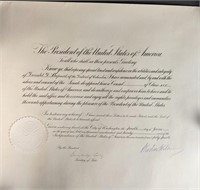 Woodrow Wilson Presidential Signed Document