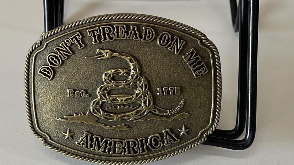 Don't Tread on Me Belt Buckle