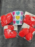 Small Love pail with 4 bags of rose petals
