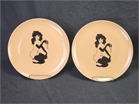 2 Rare Playboy 10" Plates