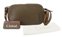 Chloe Taupe & Brown Shoulder Bag