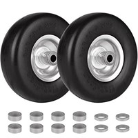 9x3.50-4 Flat Free Smooth Tire and Wheel Assemblie