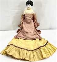 Antique Porcelain Head Doll