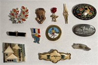 12 Pendants and Pins