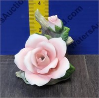 Porcelain Rose Figurine