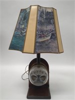 Vintage General Electric Meter Steampunk Lamp