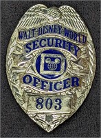 Early 1980s Disney World Security Badge 803