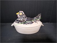 Vintage 1972 Pacific Stoneware Rooster Baker &