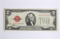 1928 RED SEAL $2 NOTE