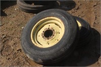 (2) Assorted 7.00-16 Tires on Rims