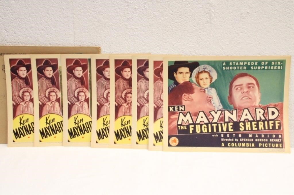 COMPLETE SET OF 1936 MOVIE LOBBY CARDS