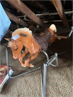 Vintage wonder spring rocking horse. 35 x 30