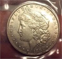 1882 Morgan US silver dollar - Philadelphia mint