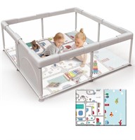 $80 Baby Playpen with Mat Small Playpen Play Pin