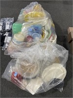 2 BAGS OF ASSORTED TUPPERWARE AND OTHER BRAND