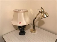 2 Desk Lamps (20" & 22"H)