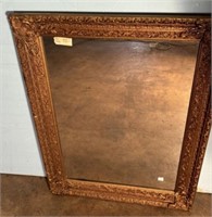 Vintage Ornate Gold Gilt Wall Mirror