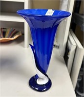 Decorative Cobalt Blue Flower Vase