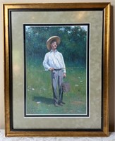 Paul Sawyier ‘Young Kentucky Fisherman’ Print