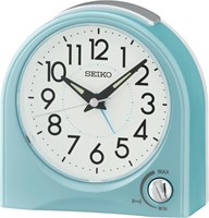 SR2157  SEIKO Maris Non Ticking Desk/Alarm Clock,