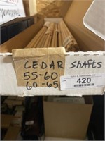 Cedar Arrow Shafts