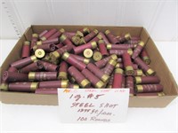 (100 Rounds) Loaded 12ga. 2 ¾” no.5 steel shot