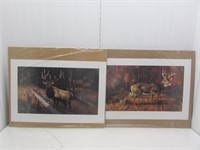 (2) Unframed limited edition prints, “The