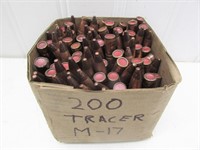 (200) Loose .50 BMG M-17 Tracer bullets.