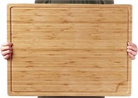 (2)24 x 18 Bamboo Cutting Boards, Large Kitchen