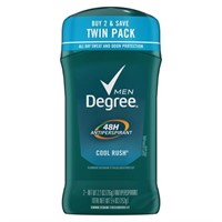 Degree Men's Deodorant 2pk, Cool Rush, Delivers 24