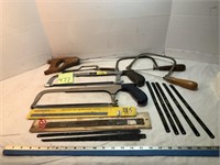 Assorted saws & blades