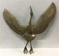 BRASS STORK WALL DECOR