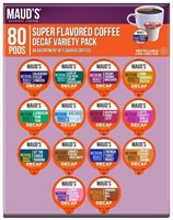 B1354  Maud's Decaf Coffee Pods 80ct. - 14 Flavors