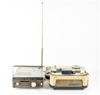Lot of 2 Vintage Sony Radio / Tape Recorder