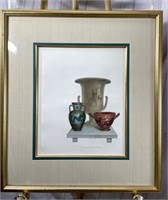 Henry Moses Greek Vases Engraving 1819 Hand Color