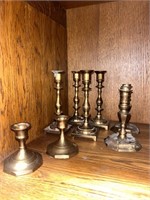 Vintage Collection Brass Candleholders