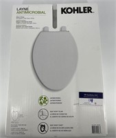 Kohler slow closing toilet seat Antimicrobial