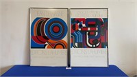 2 FRAMED FRENCH EDITIONS LAHUMERE 1972 PRINTS