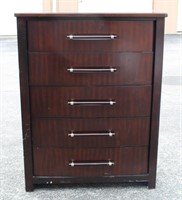 5 Drawer Dresser W/ Built In Jewelry Case