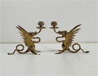 Tiffany & Co Bronze Winged Dragon late 19th to