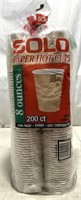 Solo Paper Hot Cups 200 Pack