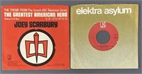 Two Joey Scarbury 45 Vinyl Single Records