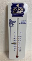 Molson Quality  thermometer  2.5 x 8 inch