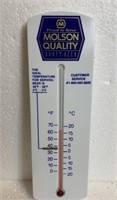 Molson Quality thermometer  2.5 x 8 inch