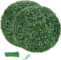 2Pcs 19' Artificial Boxwood Topiary Ball